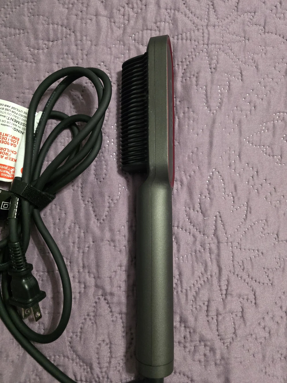 Tymo Hair Straightening Brush - Black